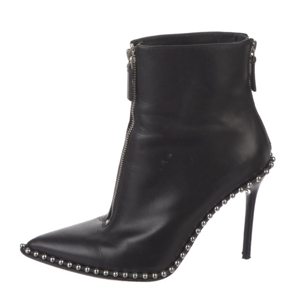 Alexander Wang leather studded boots size 37‎